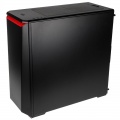 PHANTEKS Eclipse P400S Midi-Tower, tempered glass, black / red - insulated