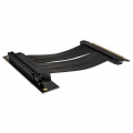 Phanteks PCI-E x16 riser ribbon cable, 90 degrees, 15cm - black