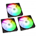 PHANTEKS SK PWM D-RGB fan, 3-pack - 140mm, black / white
