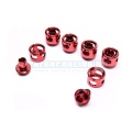 Monsoon 16/11mm (ID 7/16 OD 5/8) Free Center Compression Fitting Six Pack - Red