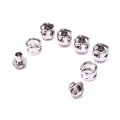 Monsoon 13/10mm (ID 3/8 OD 1/2) Free Center Compression Fitting Six Pack - Chrome