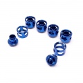Monsoon 19/13mm (ID 1/2 OD 3/4) Free Center Compression Fitting Six Pack - Blue