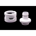 Monsoon 13/10mm (ID 3/8 OD 1/2) Free Center Compression Fitting - White
