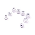 Monsoon 16/11mm (ID 7/16 OD 5/8) Free Center Compression Fitting Six Pack - White