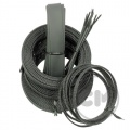 Jet Black Cable Modders (U-HD) High Density Braid Sleeving Kit - Medium