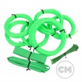 UV Green Cable Modders (U-HD) High Density Braid Sleeving Kit - Small