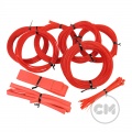 UV Red Cable Modders (U-HD) High Density Braid Sleeving Kit - Medium