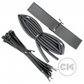 Carbon Fiber Cable Modders (U-HD) High Density Braid Sleeving Kit - Medium