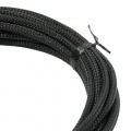 Jet Black Cable Modders U-HD Retail Pack Braid Sleeving - 2.5mm x 5 meters