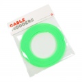 UV Green Cable Modders U-HD Retail Pack Braid Sleeving - 6mm x 5 meters