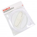 Frozen White Cable Modders High Density 4mm Braid Sleeving Kit - 3m