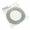 Steel Grey Cable Modders U-HD Retail Pack Braid Sleeving - 8mm x 5 meters