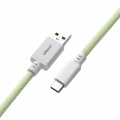 CableMod Classic Coiled Keyboard Cable USB-C to USB Type A, Lime Sorbet - 150cm