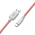 CableMod Classic Coiled Keyboard Cable USB-C to USB Type A, Orangesicle - 150cm