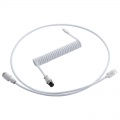 CableMod Pro Coiled Keyboard Cable USB-C to USB Type A, Glacier White - 150cm