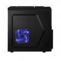 AVP Galaxy 3 Mid Tower Black Case Blue LED Strip USB 3.0