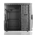 AvP Storm-P28 Mid Tower Black Case 1x12cm Black Fan USB 3.0