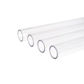 WCUK Spec Alphacool 16mm PETG Hard Tube, Chrome Fittings and Cord Pack - Clear