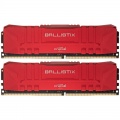Crucial Ballistix red, DDR4-3000, CL15 - 16 GB dual kit
