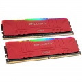 Crucial Ballistix RGB red, DDR4-3200, CL16 - 16 GB dual kit