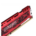 Crucial Ballistix Sport LT Series red, DDR4-2400, CL16 - 16 GB kit