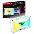 Team Group T-Force Delta RGB 2.5 Inch SSD, SATA 6G - 1TB, White