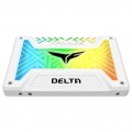 Team Group T-Force Delta RGB 2.5 inch SSD, SATA 6G - 500 GB, white