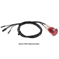 ModMyToys Anodized Illuminated Switch - 22mm Momentary - Red/Red