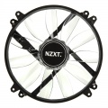 NZXT FZ-200 Airflow fan, Black / Transparent, White LED - 200mm
