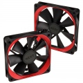 NZXT Aer, Duo pack, Fan trims - 140mm, red