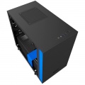 NZXT H200 Matte Black/Blue Mini-ITX Tower Case