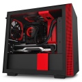 NZXT H210i Matte Black / Red Mini-ITX Tower Case