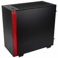 NZXT H400i Micro ATX Enclosure - Black / Red Window + HUE + RGB LED Controller - White