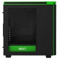NZXT H440 New Edition Matte Black/Green with Side Window