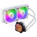 Cool master MasterLiquid 240L Core ARGB complete water cooling - white