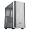 Cooler Master MasterBox 600 Lite PC Case, Midi-Tower, E-ATX, Tempered Glass - White
