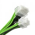 Super Flower Sleeve Cable Kit - black / green