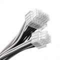 Super Flower Sleeve Cable Kit - black / white