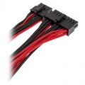 Super Flower Sleeve Cable Kit Pro - black / red