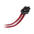 Super Flower Sleeve Cable Kit Pro - white / red