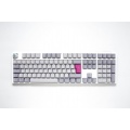 Ducky Channel One 3 Mist Grey (UK) - Full Size - Cherry Red