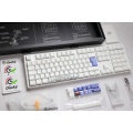 Ducky Channel One 3 Pure White (UK) - Full Size - Cherry Blue