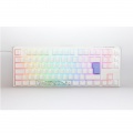 Ducky Channel One 3 Pure White (UK) - TKL 80% - Cherry Blue