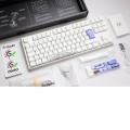 Ducky Channel One 3 Pure White (UK) - TKL 80% - Cherry Blue