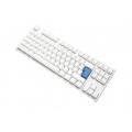 Ducky One2 TKL Pure White RGB Backlit Silent Red MX Switch