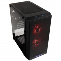 Silverstone PS15 Pro Micro-ATX case, ARGB, tempered glass - black