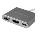 Silverstone SST-EP08C USB 3.1 Type-C Adapter - silver