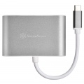 Silverstone SST-EP16C - USB Type-C to VGA & HDMI Adapter
