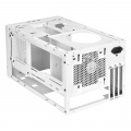 SilverStone SST-SG14W - Sugo Mini-ITX Compact Computer Cube Case, with configurable front panel - White