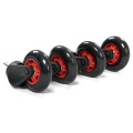 AKRACING Rollerblade Caster Wheels Set of 5 - Red